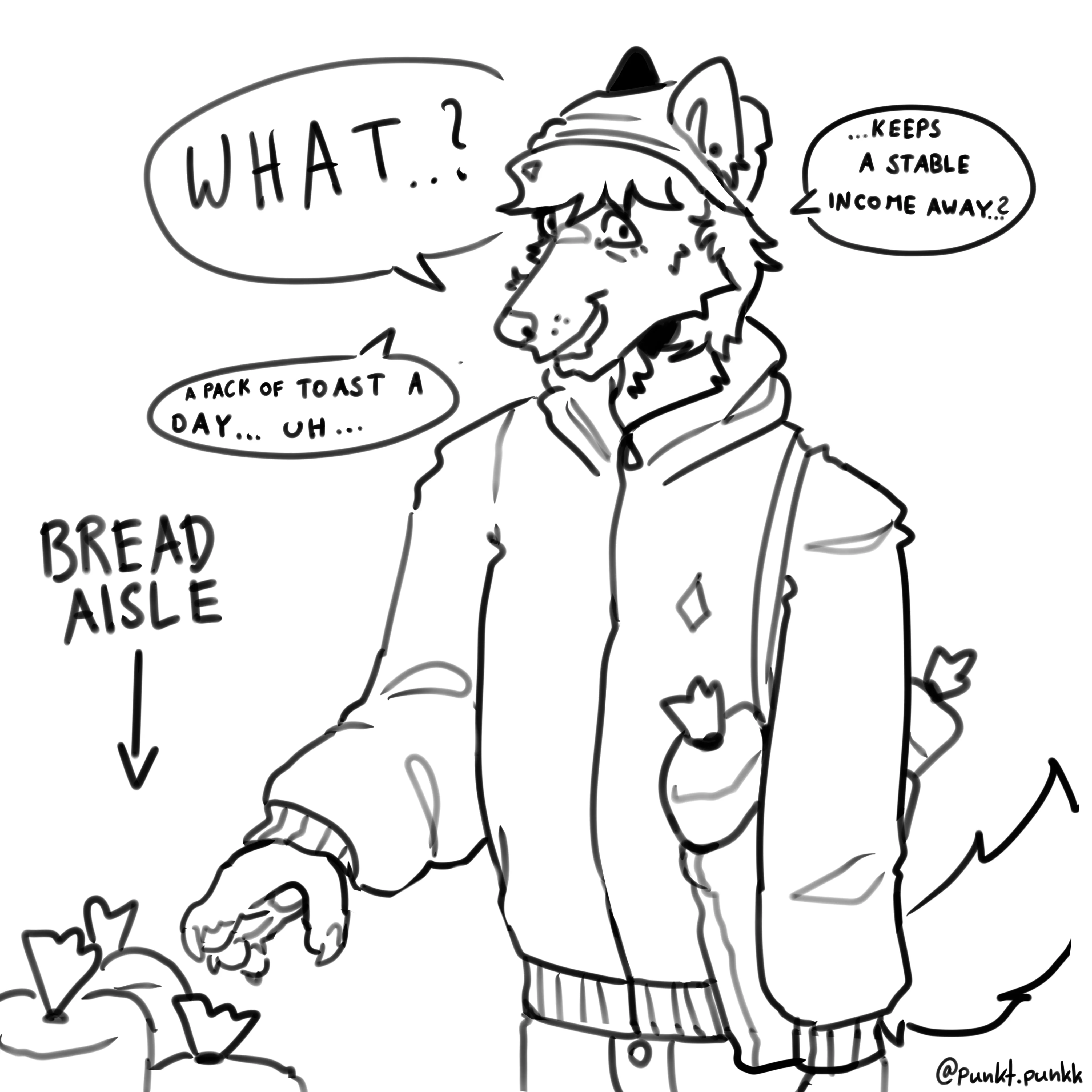 Toast (my art)