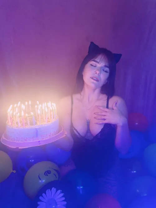 Today is my birthday 🥰 I'm big kitten now