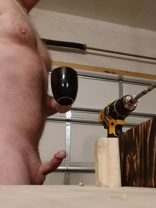 Today seems like a wonderful day to drink coffee, stay naked, and be productive, but I'll probably just play with my wood all day 🤣
