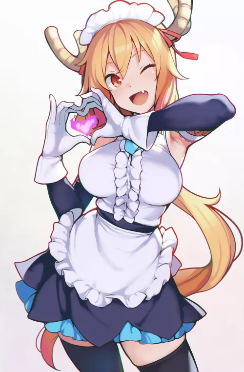 Tohru sending some love your way (ataruman)[Miss Kobayashi's Dragon Maid]