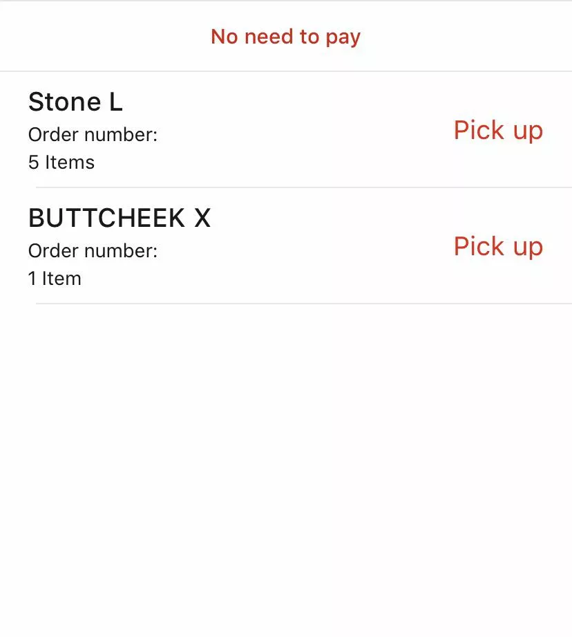 Told the staff I’m picking up for Butt Cheek and the whole staff started laughing