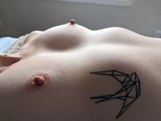 Tongue massage them, please.