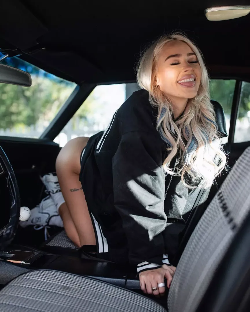 Tongue out