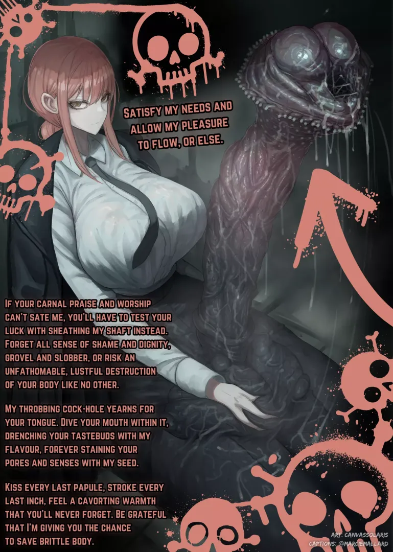 Too much to tongue-clean... [Noncon] [Hyper] [Futanari] [Horror] [Equine Penis] [Urethral Gape] [Musky] [Credits in Caption]