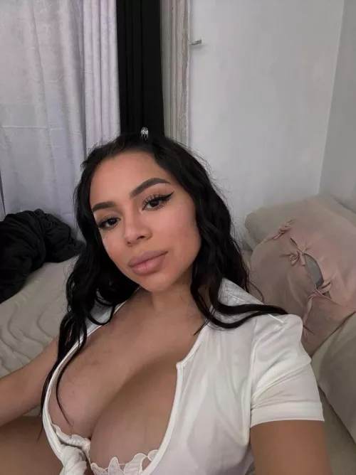 took a cute selfie
