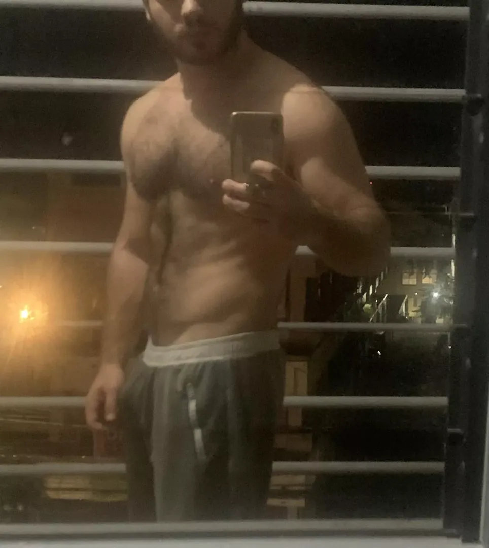 Touch me all over?