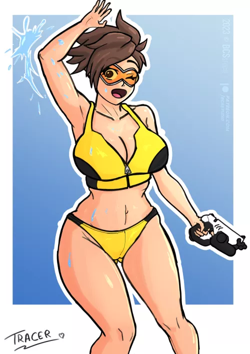 Tracer splash (art by BCSstudio)
