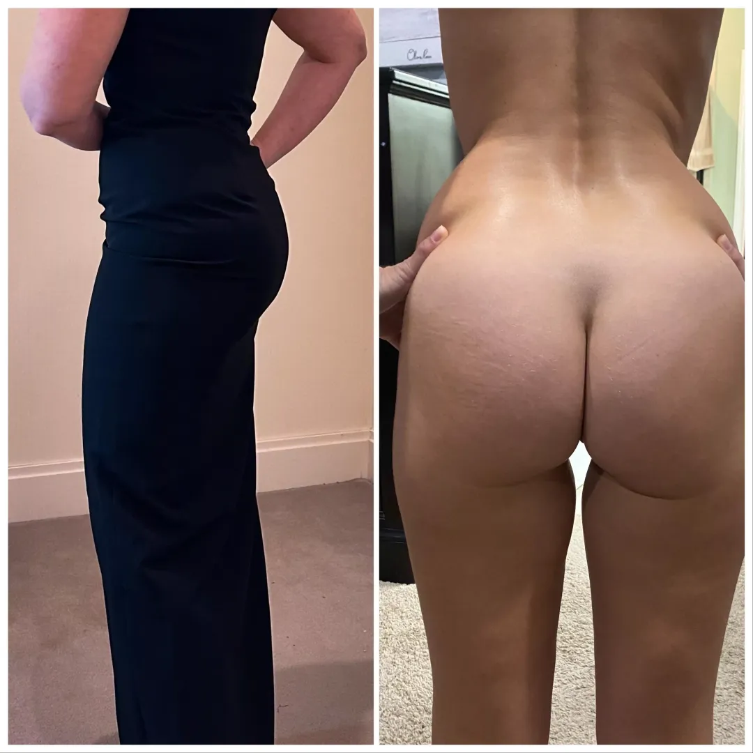Traveling again for work…Black Tie Dinner. Can’t wear panties in this dress obviously. Stay Blessed [F] 35, 133, 66