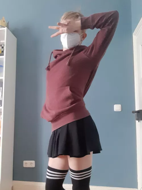 Tried something that isn't just black. How do I look?