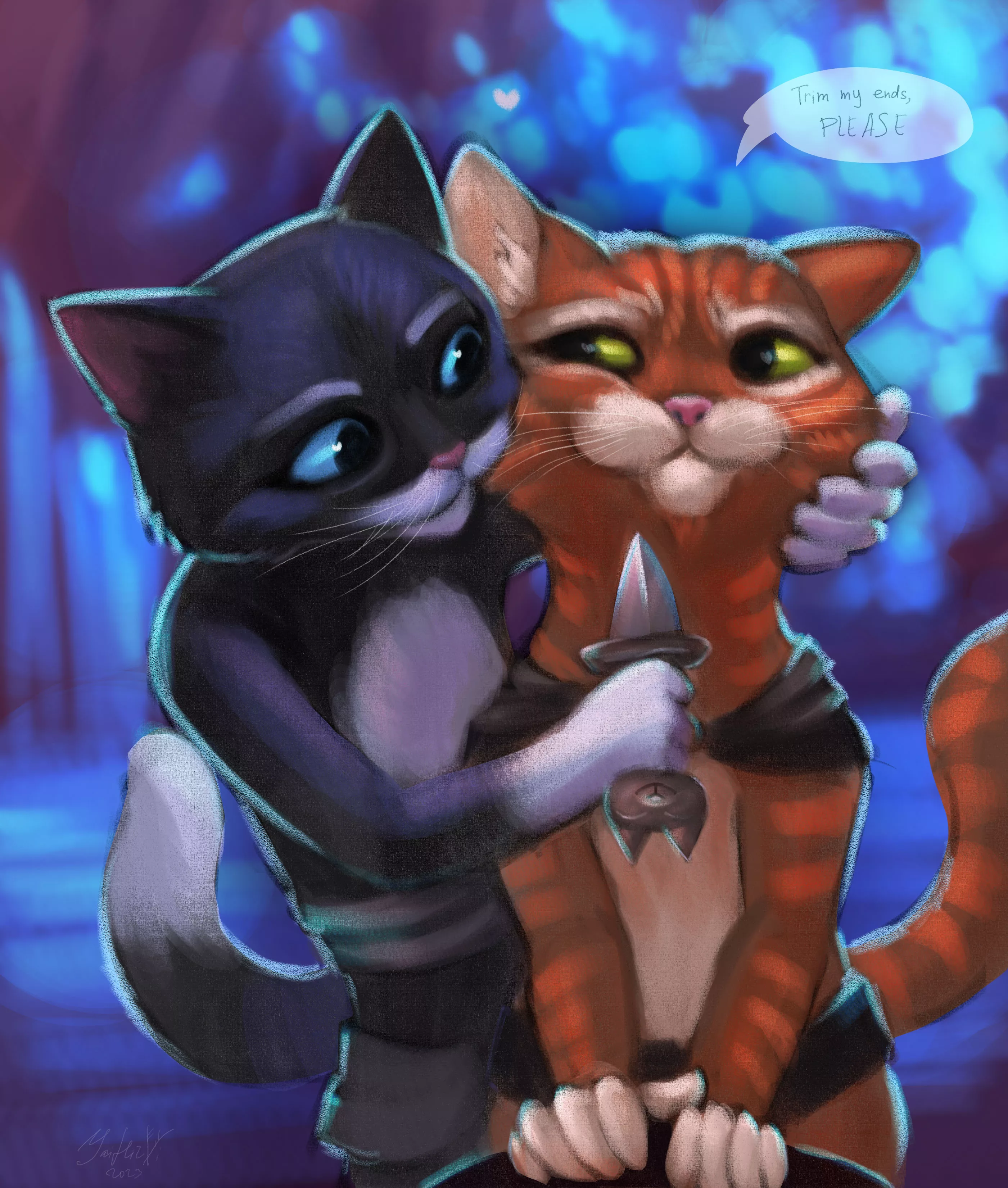 Trim my ends, please? by JaiZub (JaiHirvi)