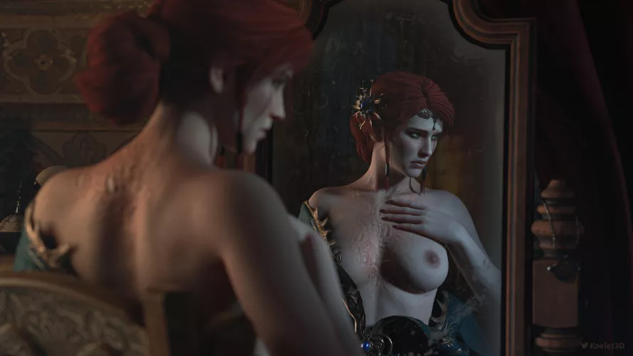 Triss, (Koelet3D) [The Witcher]
