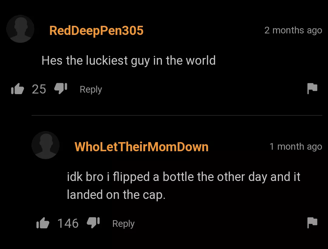 Truly a lucky guy