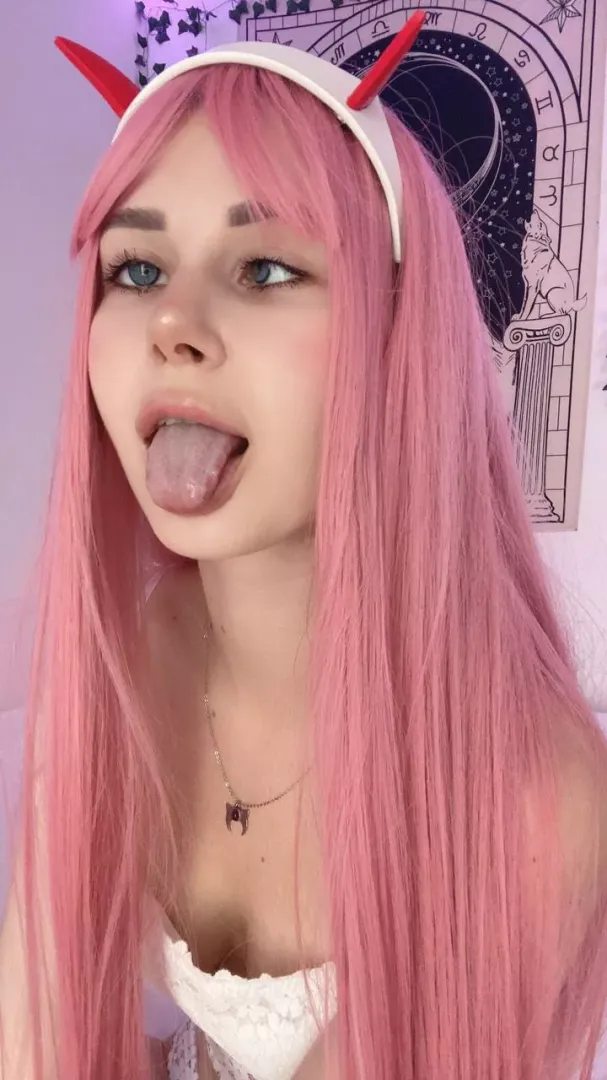 Try to catch my nose with my tongue
