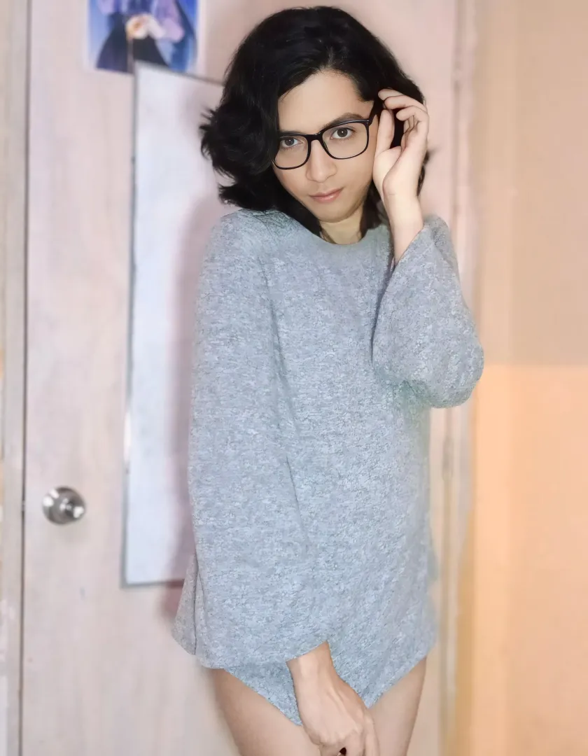 Trying a chick look