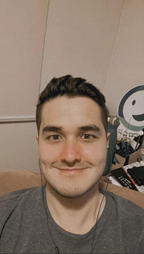 Trying out a new hairstyle