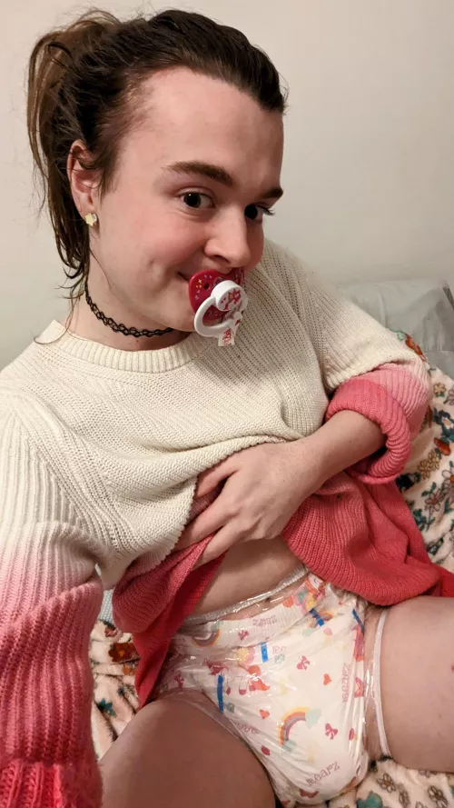 Trying out plastic pants for the first time! I've been in this community for years and just never bought any.