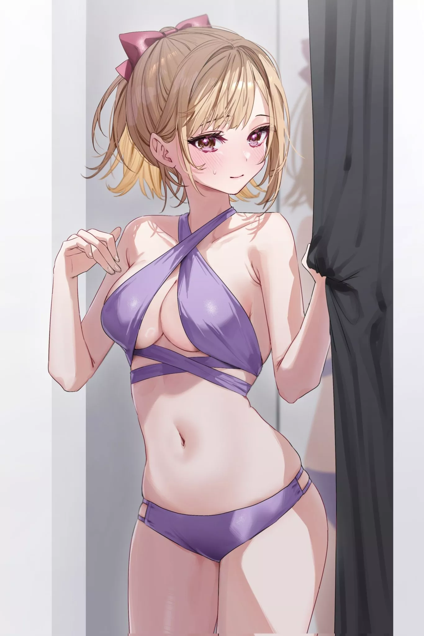 Trying swimsuit [Artist's Original]