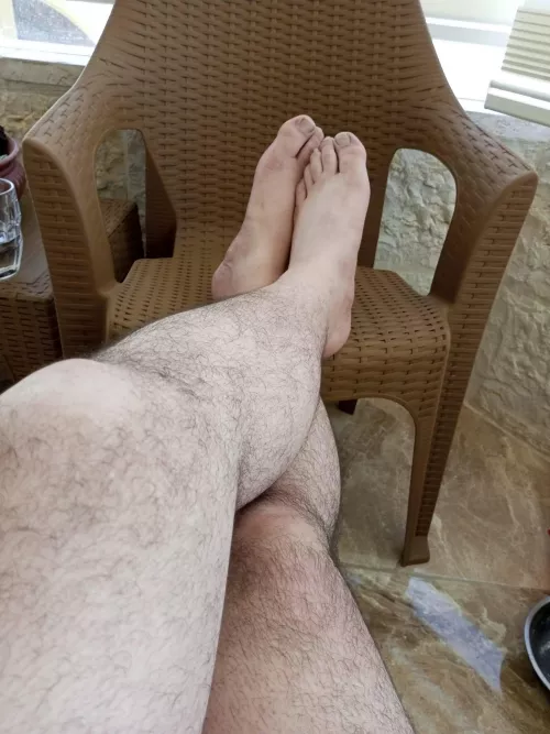 Turkish hairy legs and feet