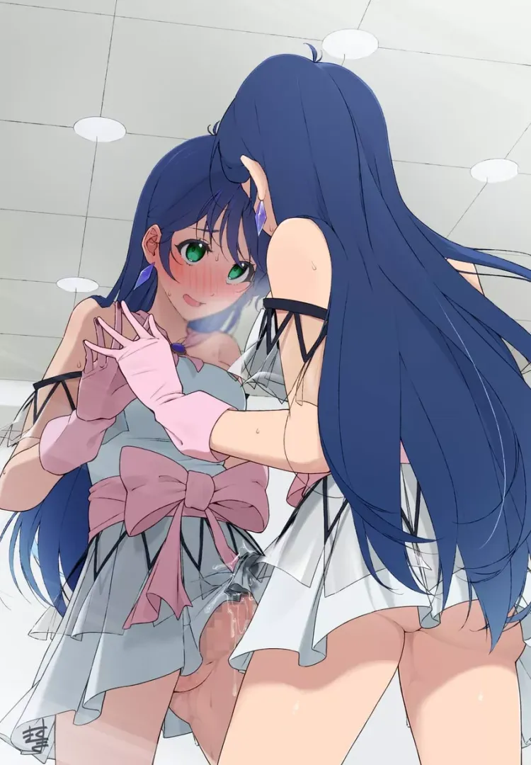 Turned on by her own reflection (kanjukutomato11) [Super Dimension Fortress Macross]