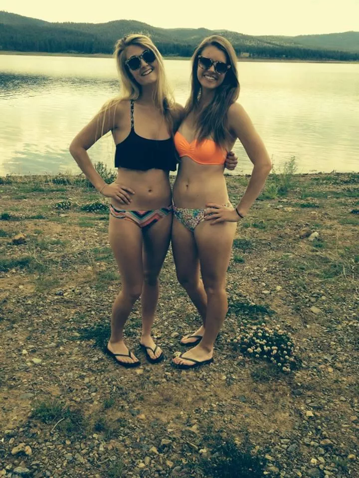 Two bikini babes