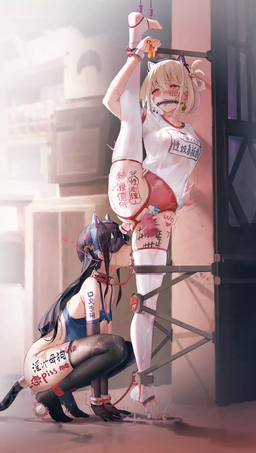 Two cat girls getting a little lewd [Inoue Takina] and [Nishikigi Chisato]