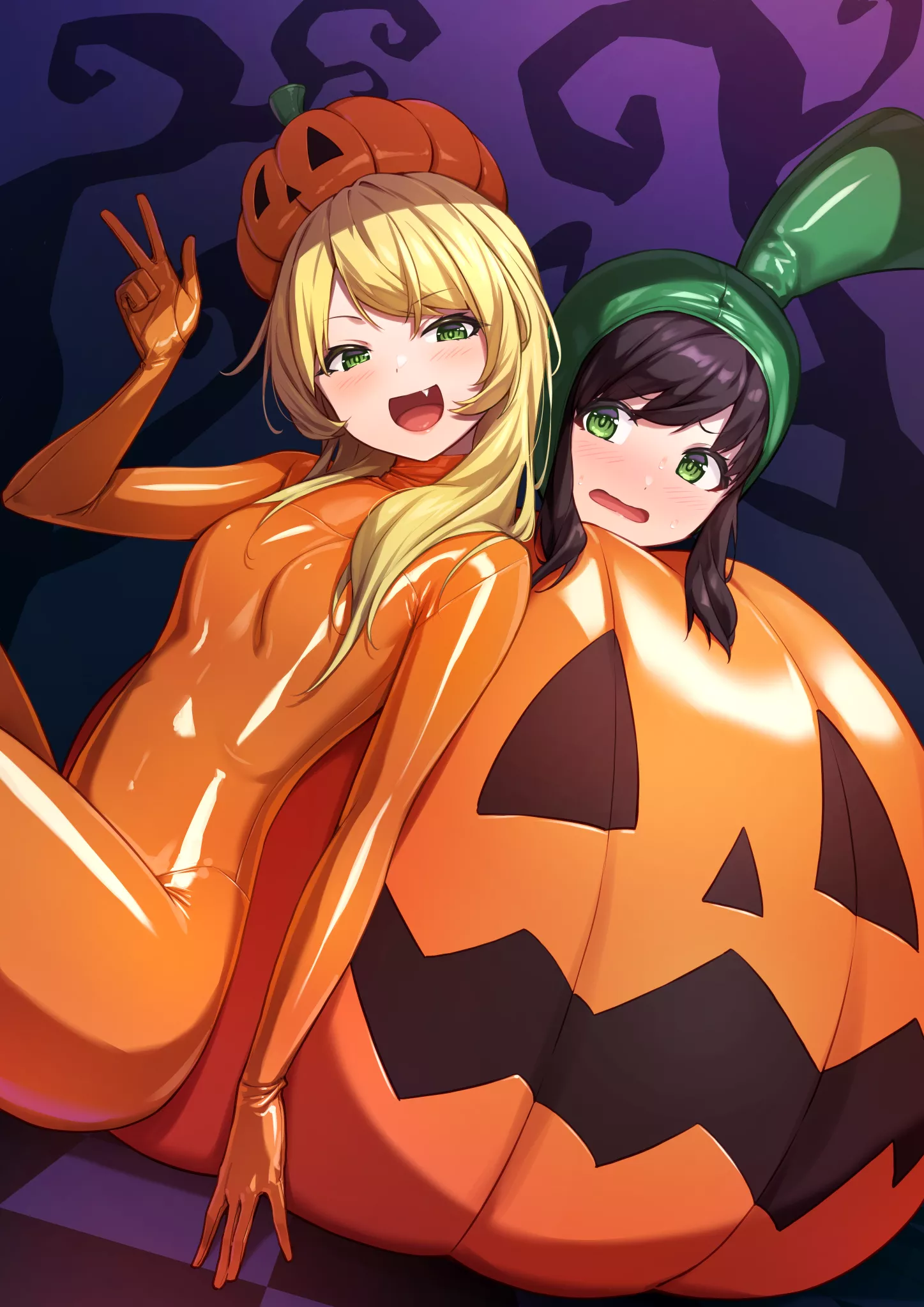 Two Takes on a Pumpkin Costume [purinpu][orginal]