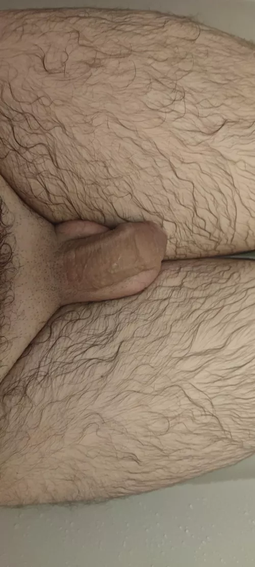 Uncut grower in the tub