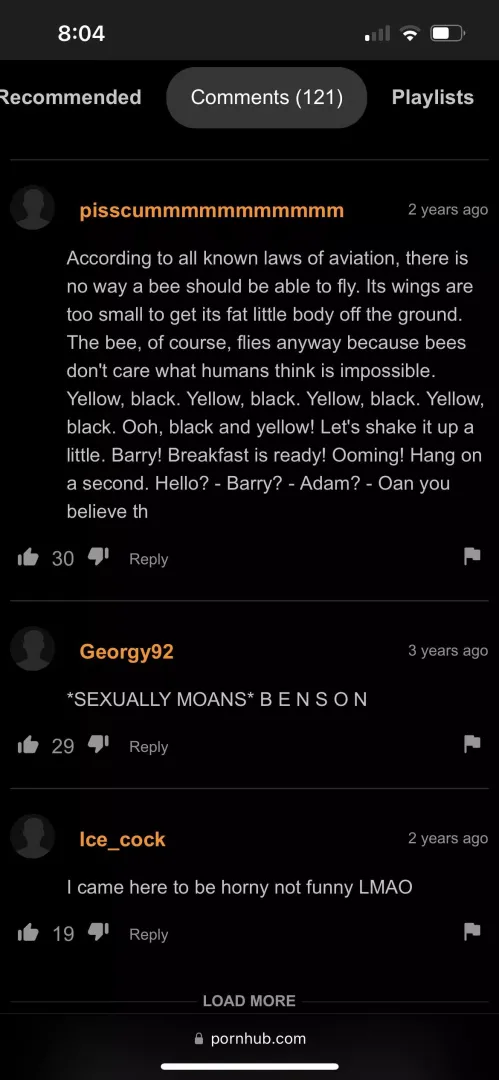 Under, “the bee movie but every time someone says bee a Japanese girl moans”