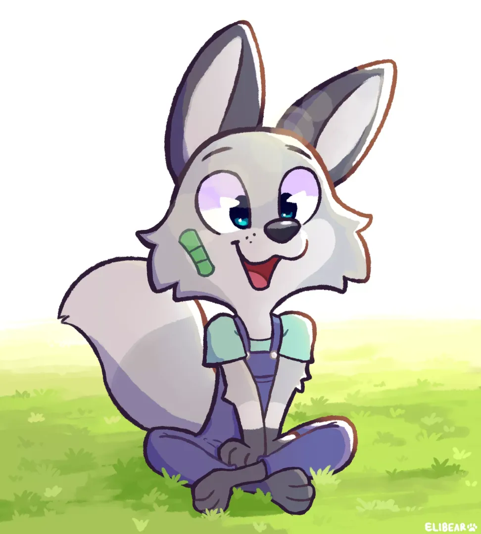 Under the Sun ☀ [art by me, @elibearries on twitter]
