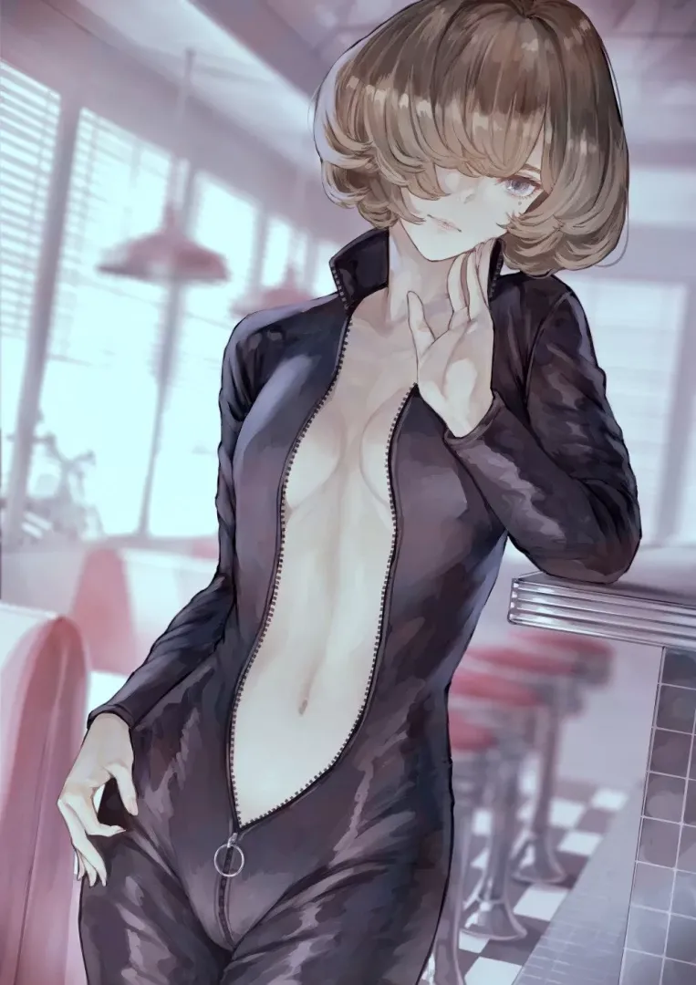 Unzipped Rider Suit