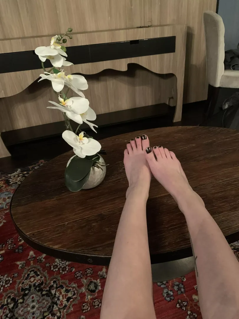 Up on the table