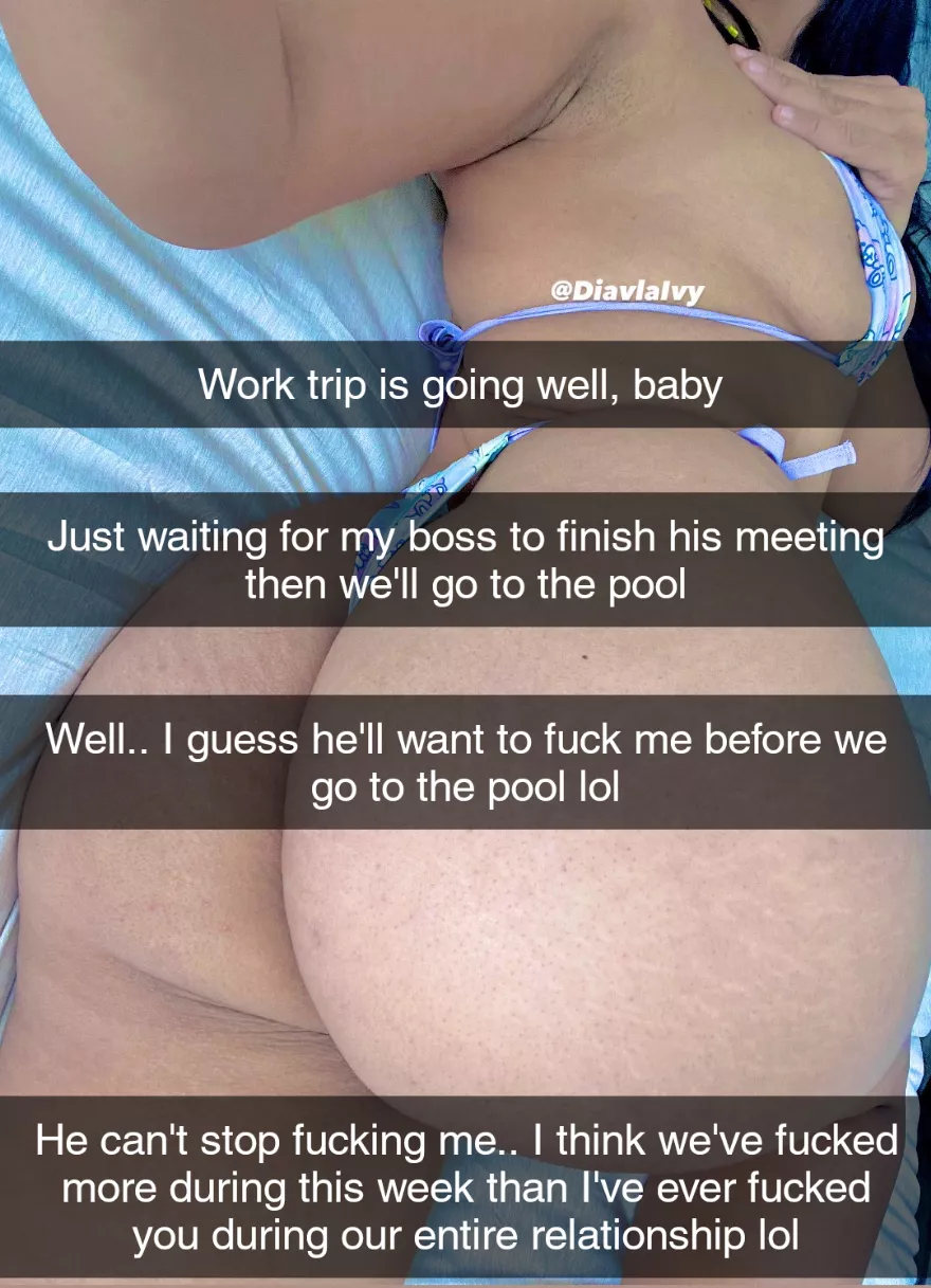 Update from your girlfriend's work trip