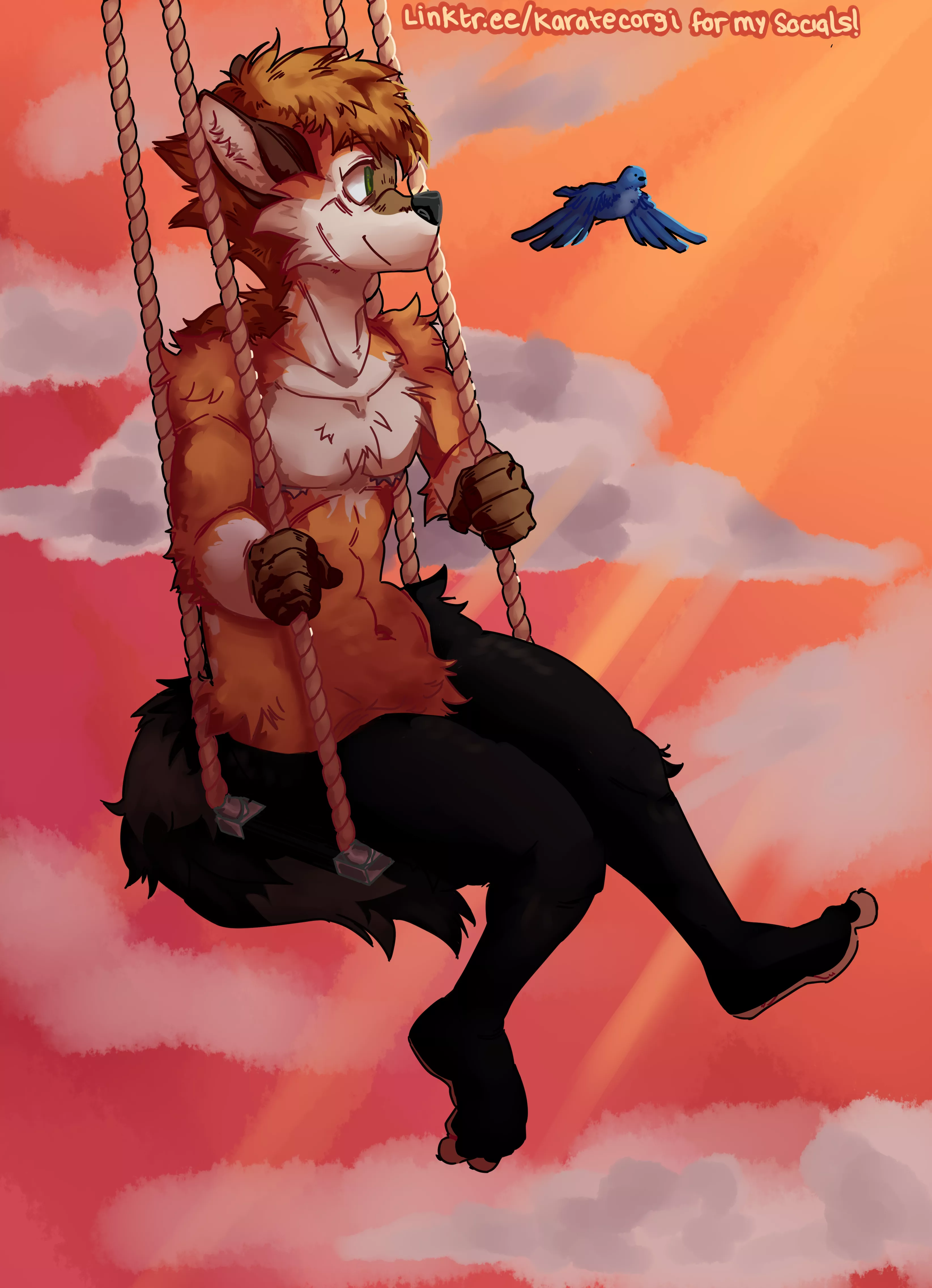 u/random-shit-is-me (4/100 draw my 'sona! challenge) art by me