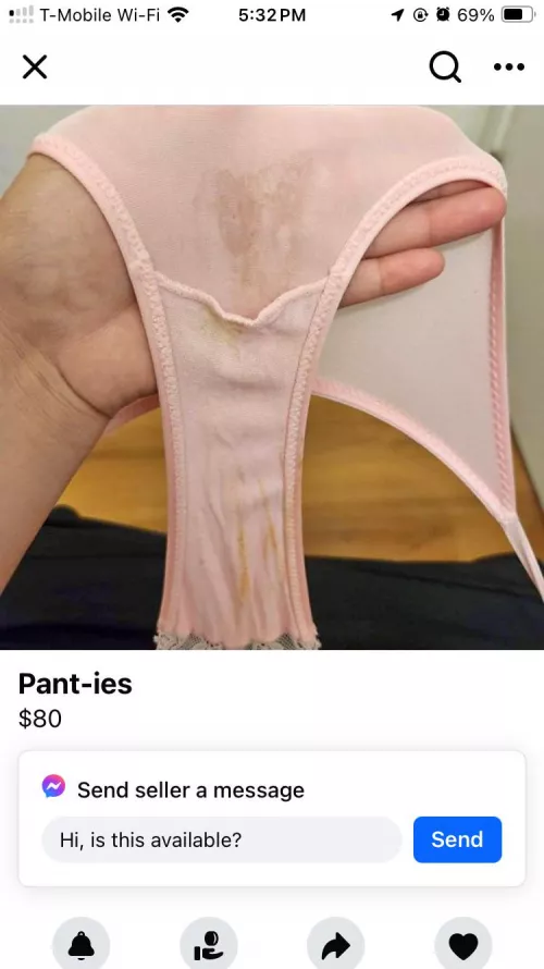 Used panties for sale….?