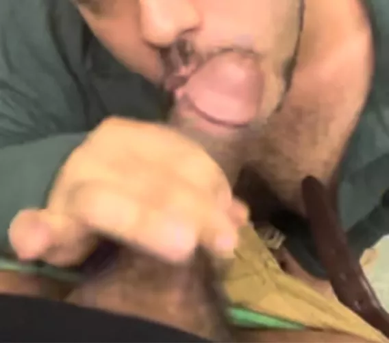 Using my service elevator to suck off another anonymous coworker