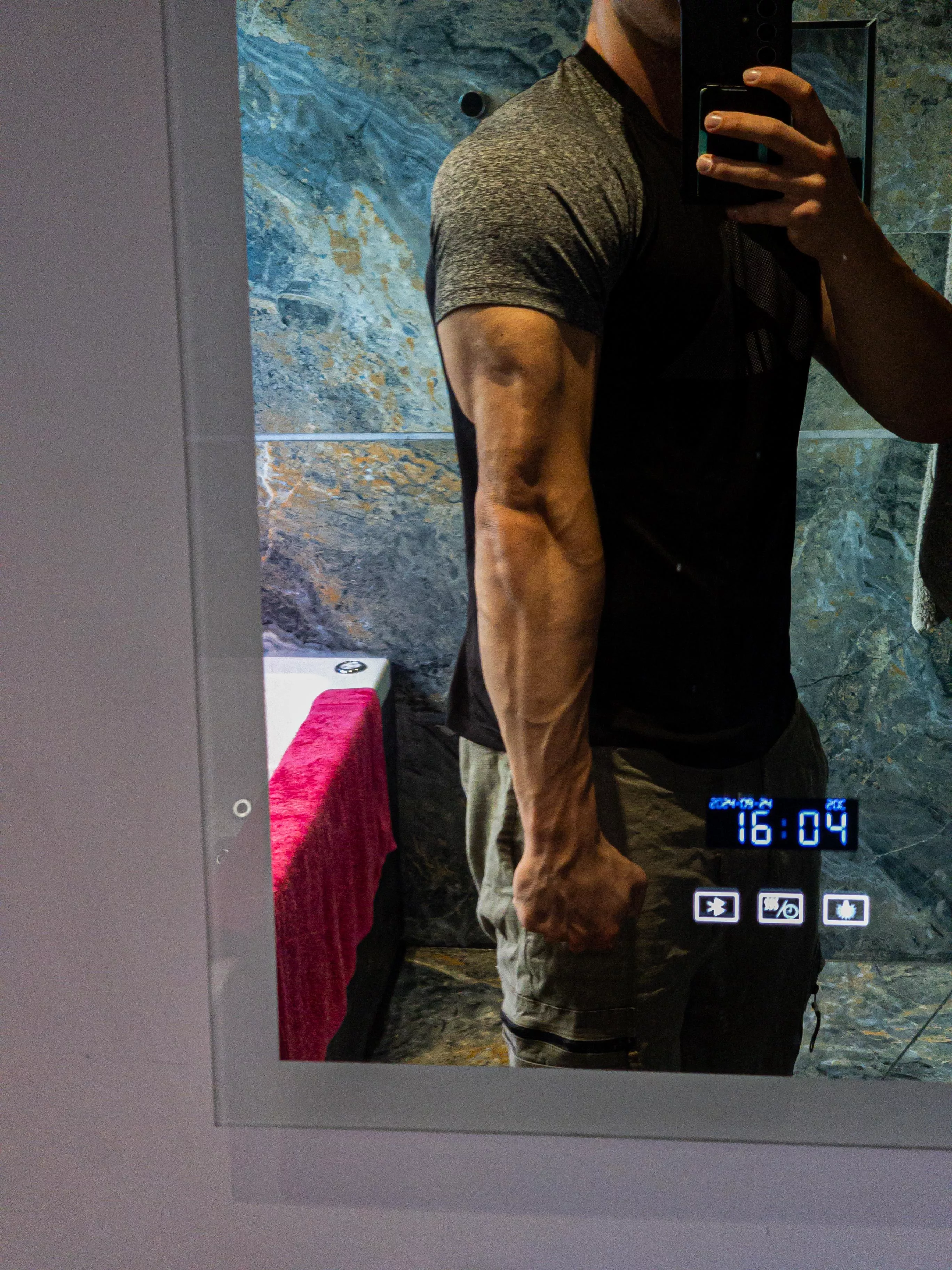 Vascular and shaved
