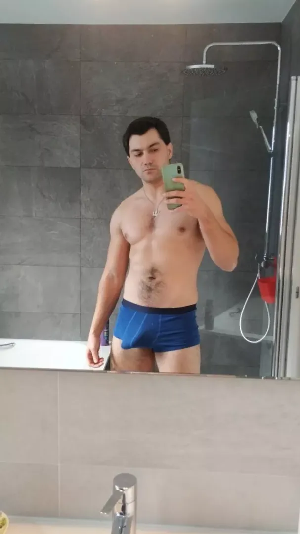 Veins show through underwear 😈