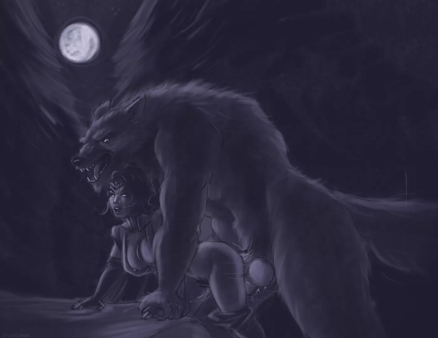 Vivien Reid enjoys some nighttime company (stickycunter) [MTG]