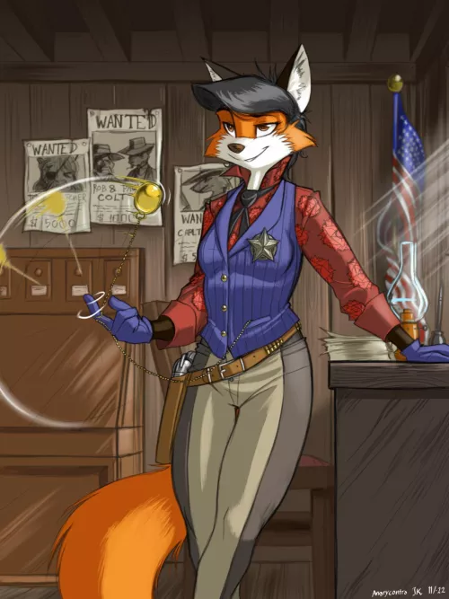 Vixen Sheriff (art by me)