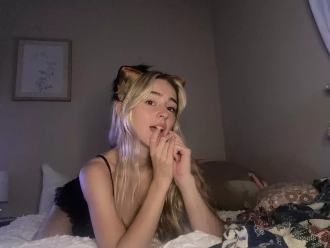 waiting for you to come pet me 