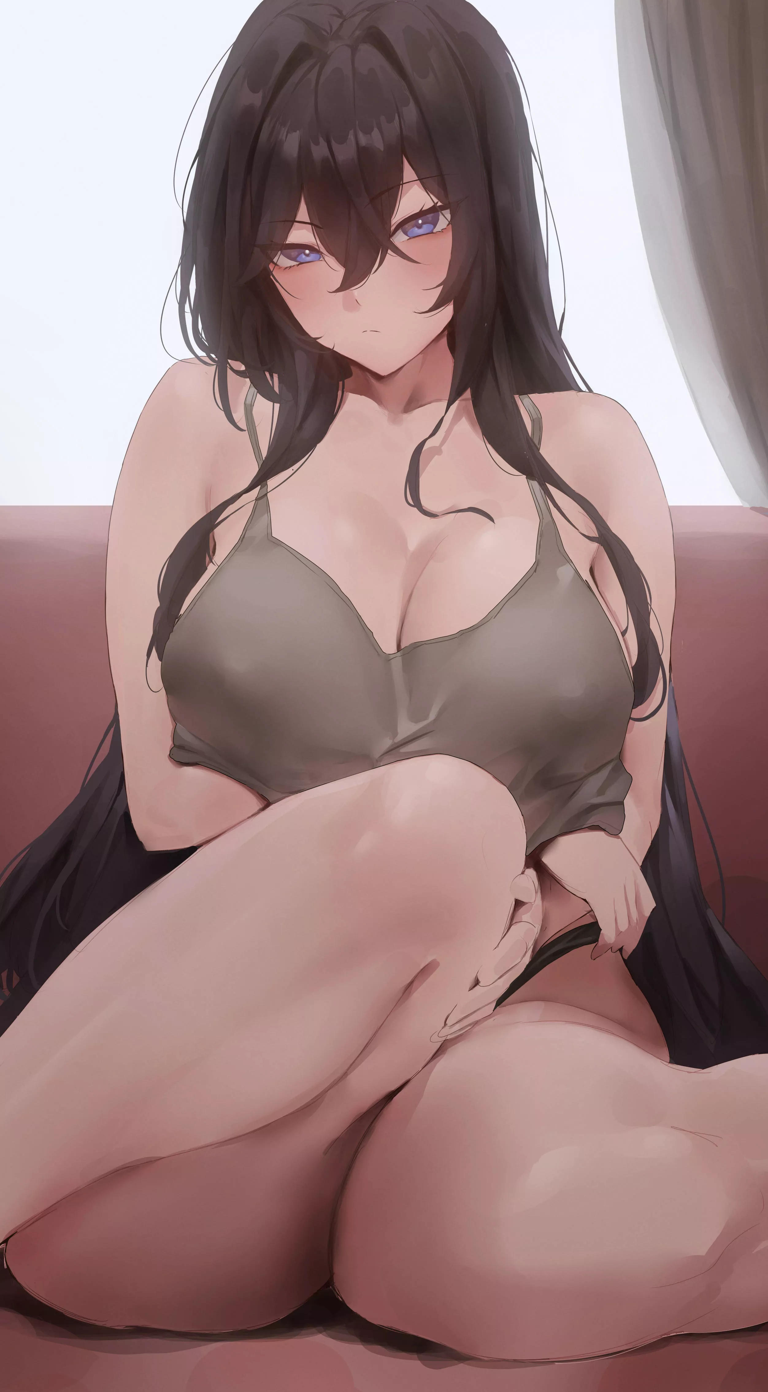 Waiting on the Couch [Artist's Original]