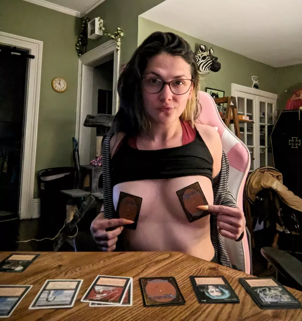 Wanna see my cards?