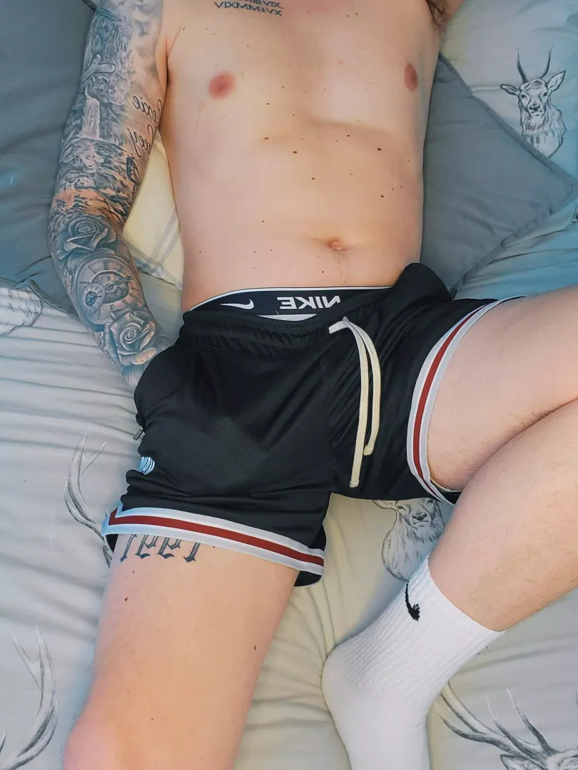 Wanna take these shorts off? 😈