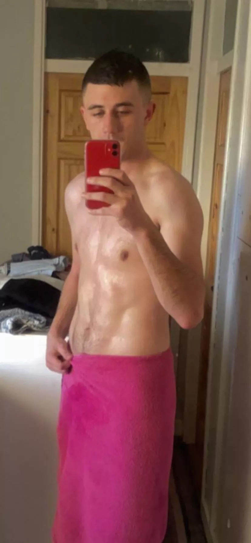 Want me to drop the towel? Just ask