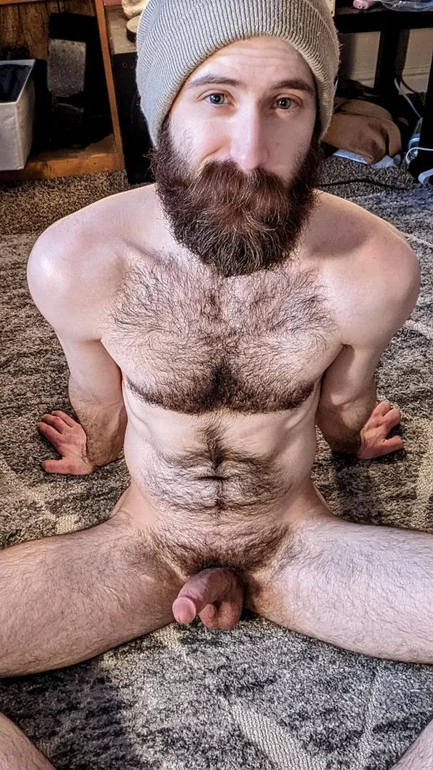 Want to feel how soft my new rug is?
