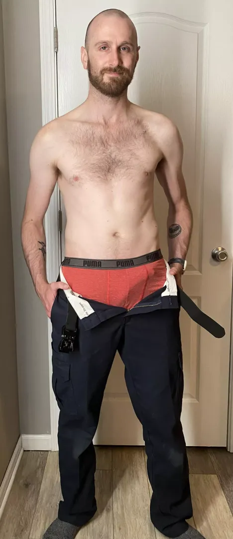 Want to help me undress after work?
