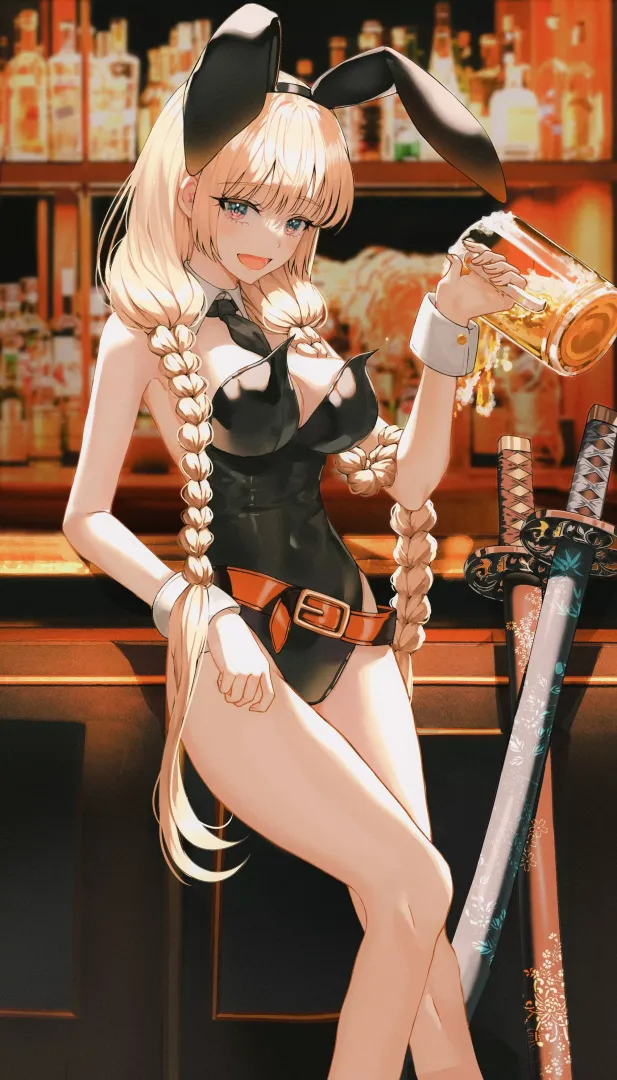 Wanting someone to drink with her