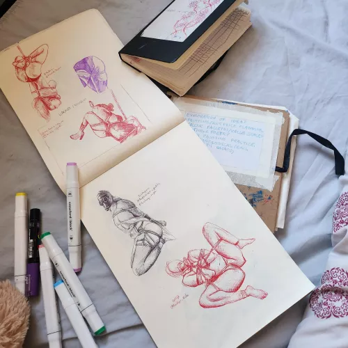 Warm up sketches by me