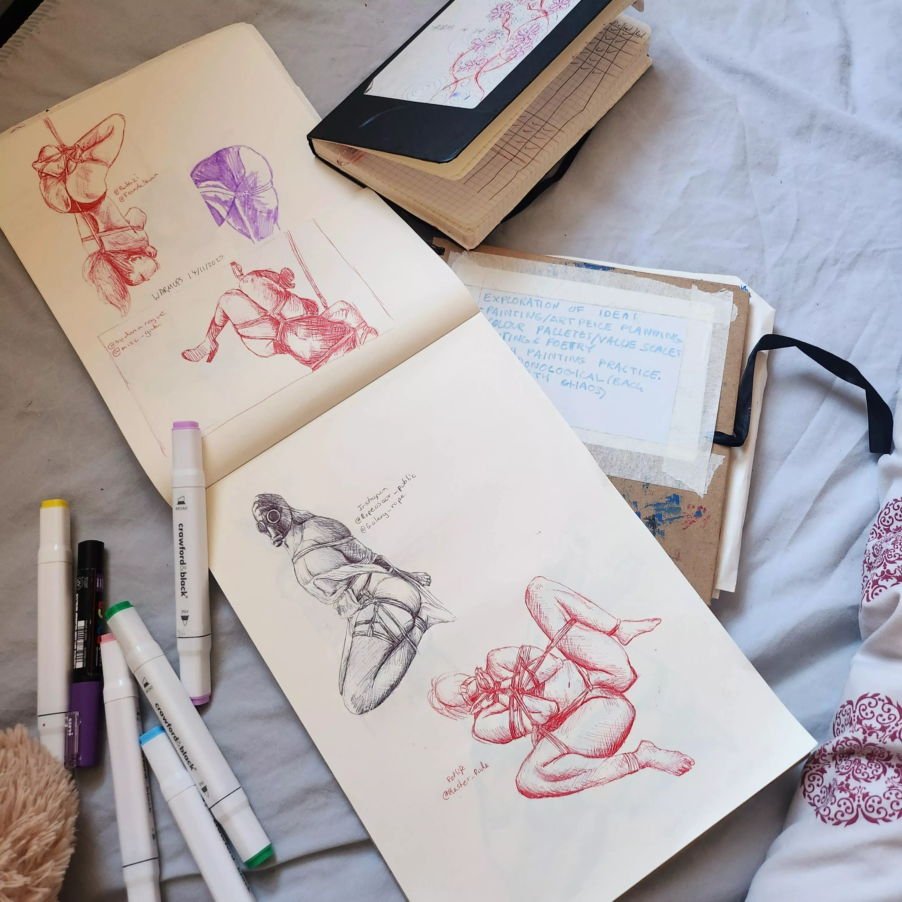 Warm up sketches by me