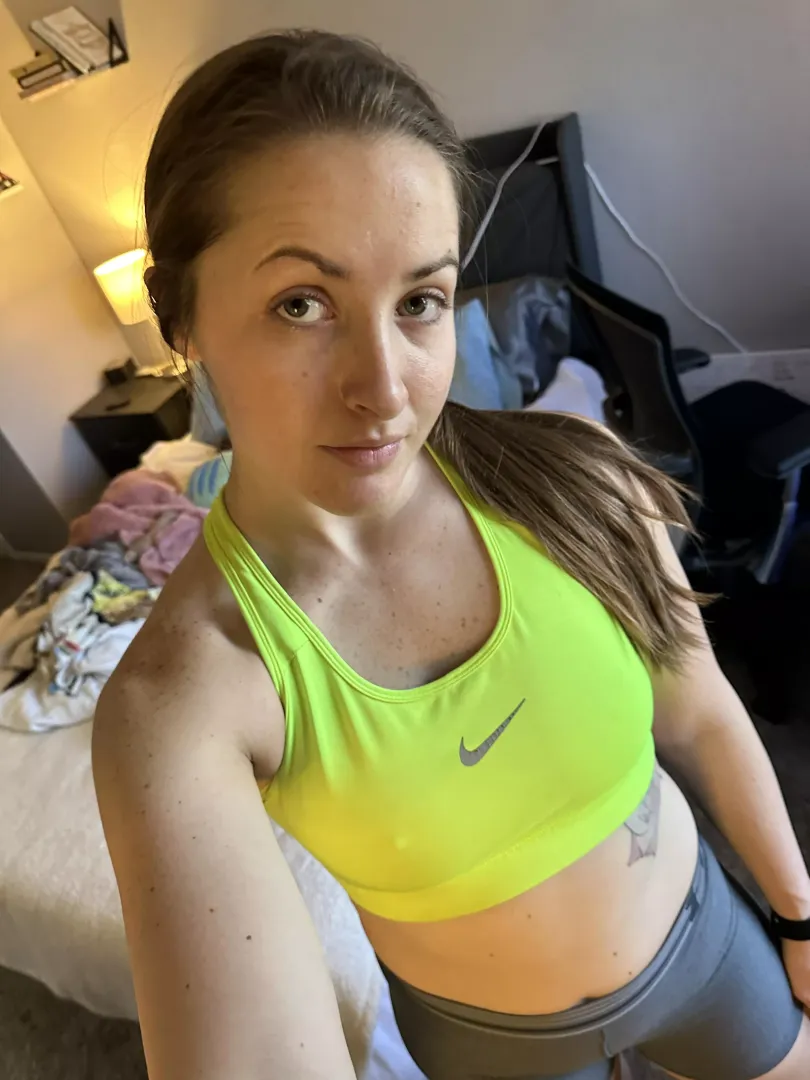 was going to go to the gym but I think you should distract me first